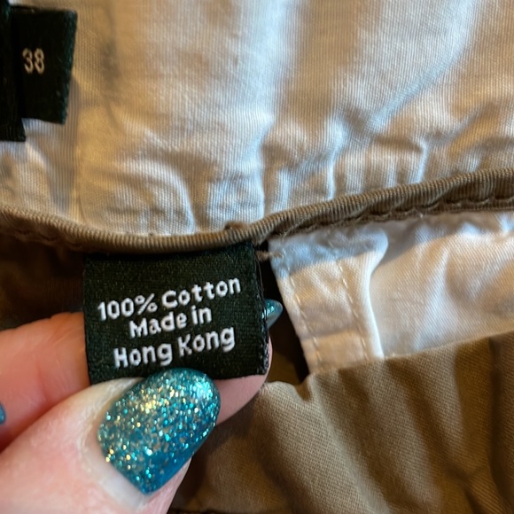 J.Crew men’s flat front 38 brown shorts - Picture 6 of 8